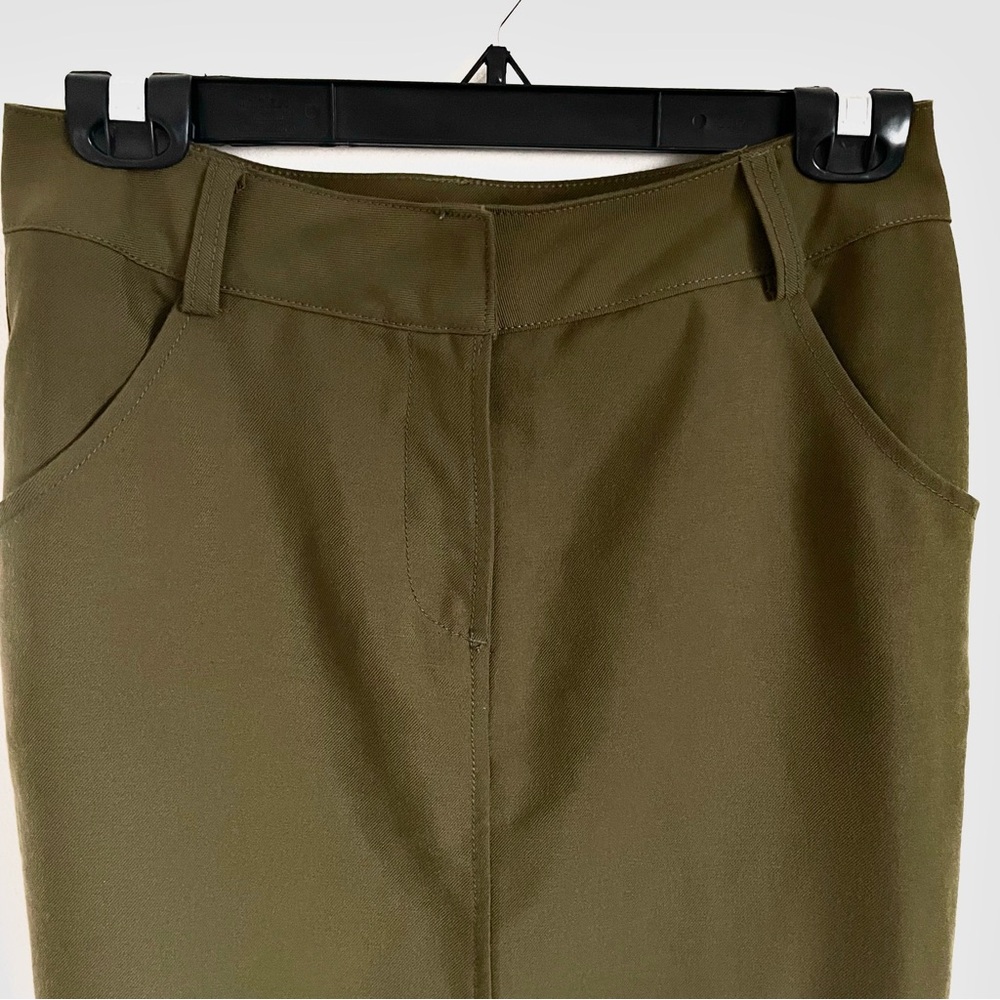 Urban Outfitters Blair Pencil Midi Skirt in Olive Green Size S EUC - Picture 8 of 13